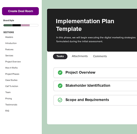 Implementation Plan Template preview